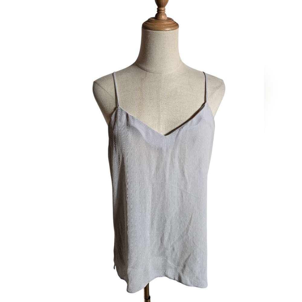 Victoria's Secret Light Gray Sheer Ribbed Camisole